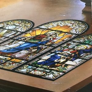 Paper House Puzzle Shapes 500 Piece Stained Glass Church Windows